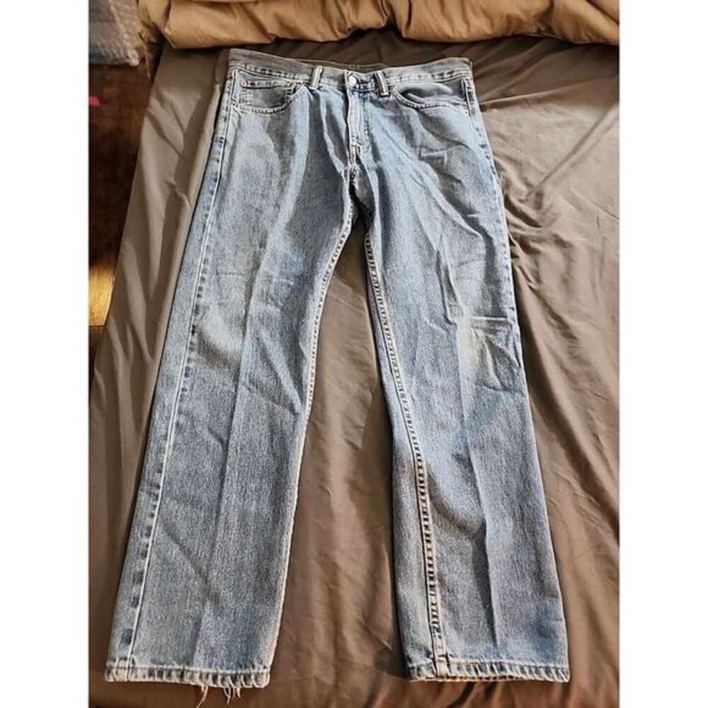 Vtg Levis 505 Jeans Mens 34x29 Regular Fit Straight Leg Classic Denim Pants 90s